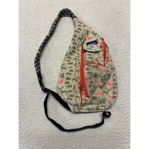 Kavu Animal Print Rope Sling Backpack